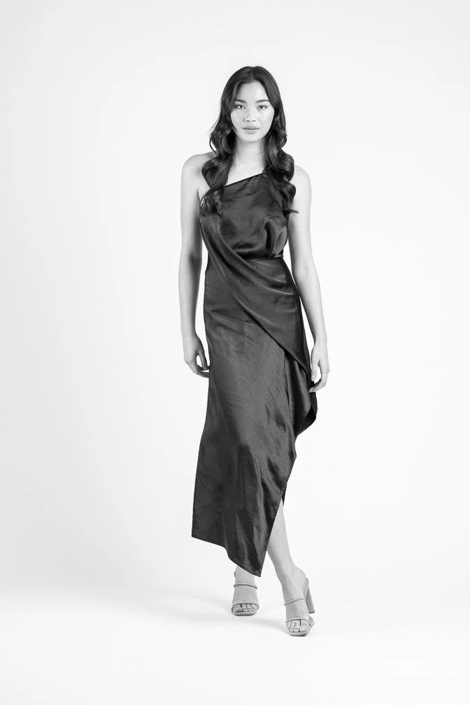 HARLEQUIN DRESS IN SKY BLUE - Image 4