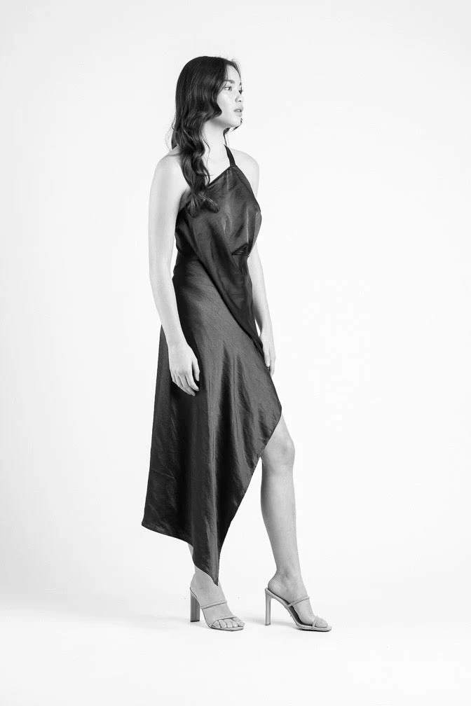 HARLEQUIN DRESS IN SKY BLUE - Image 8