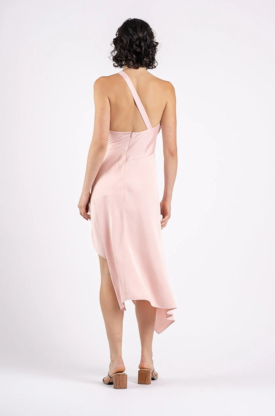 HARLEQUIN DRESS IN SLEEK BLUSH - Image 4