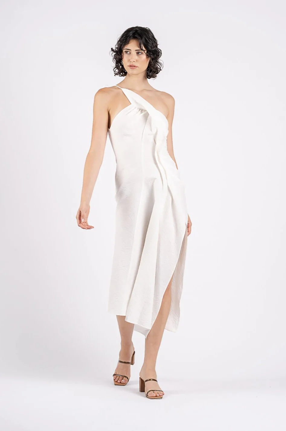 IRIS MIDI IN COTTON WHITE - Image 2