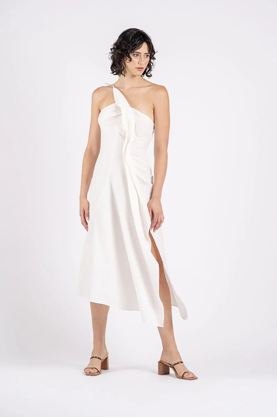 IRIS MIDI IN COTTON WHITE - Image 4