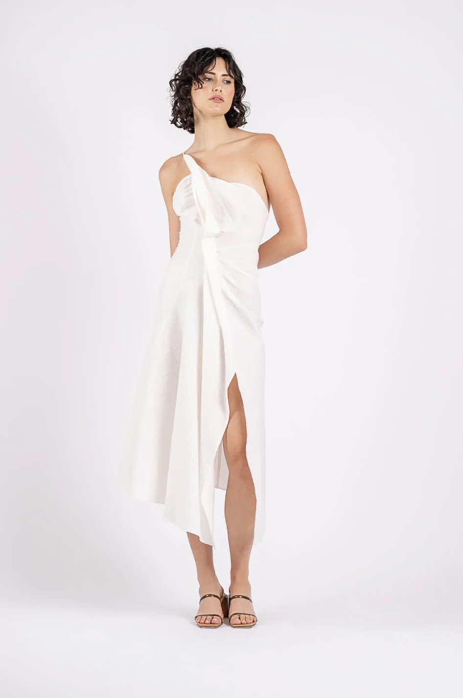 IRIS MIDI IN COTTON WHITE - Image 5
