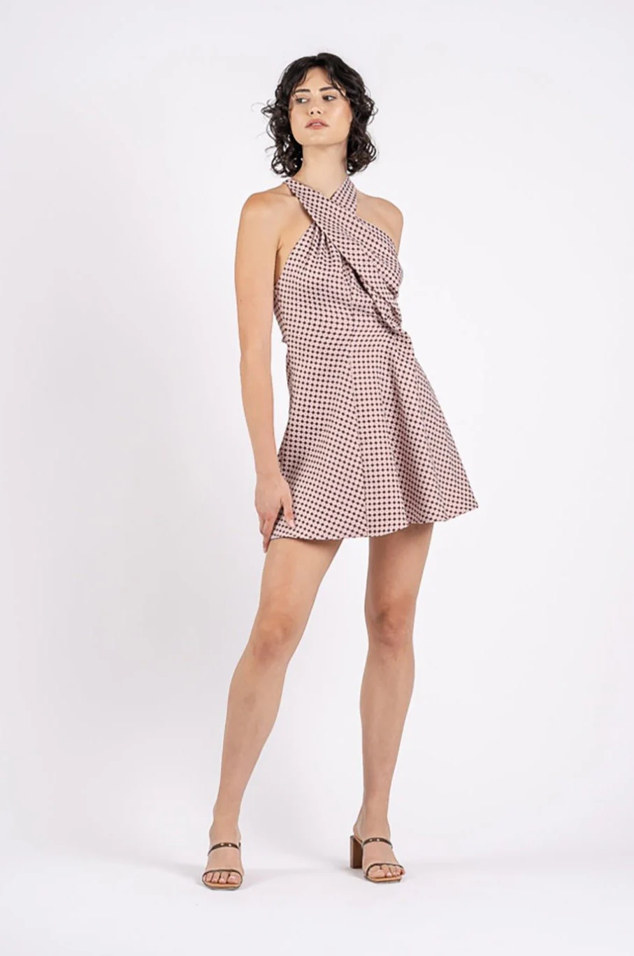 IRIS MINI IN PINK BROCADE - Image 3