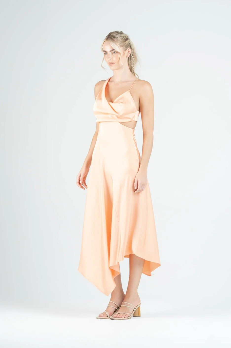JOSEPHINE DRESS IN PERSIMMON - Image 3