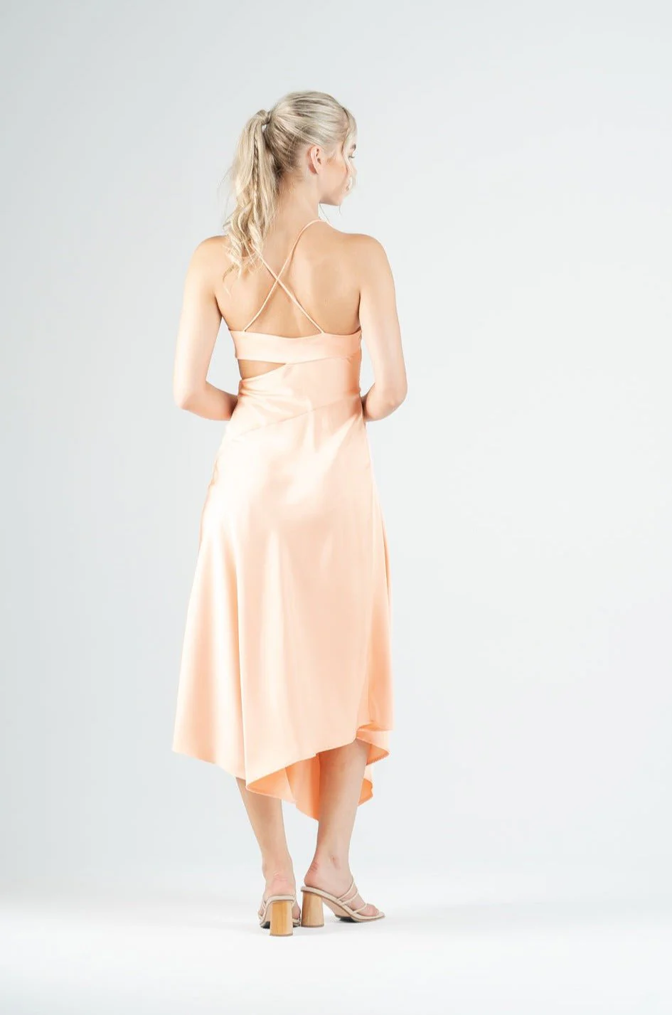 JOSEPHINE DRESS IN PERSIMMON - Image 4