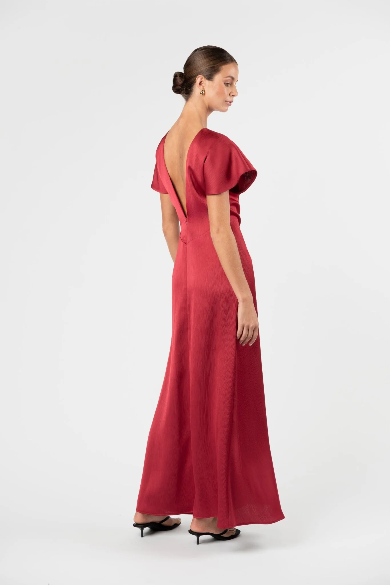 KIERA DRESS - VENETIAN RED - Image 4
