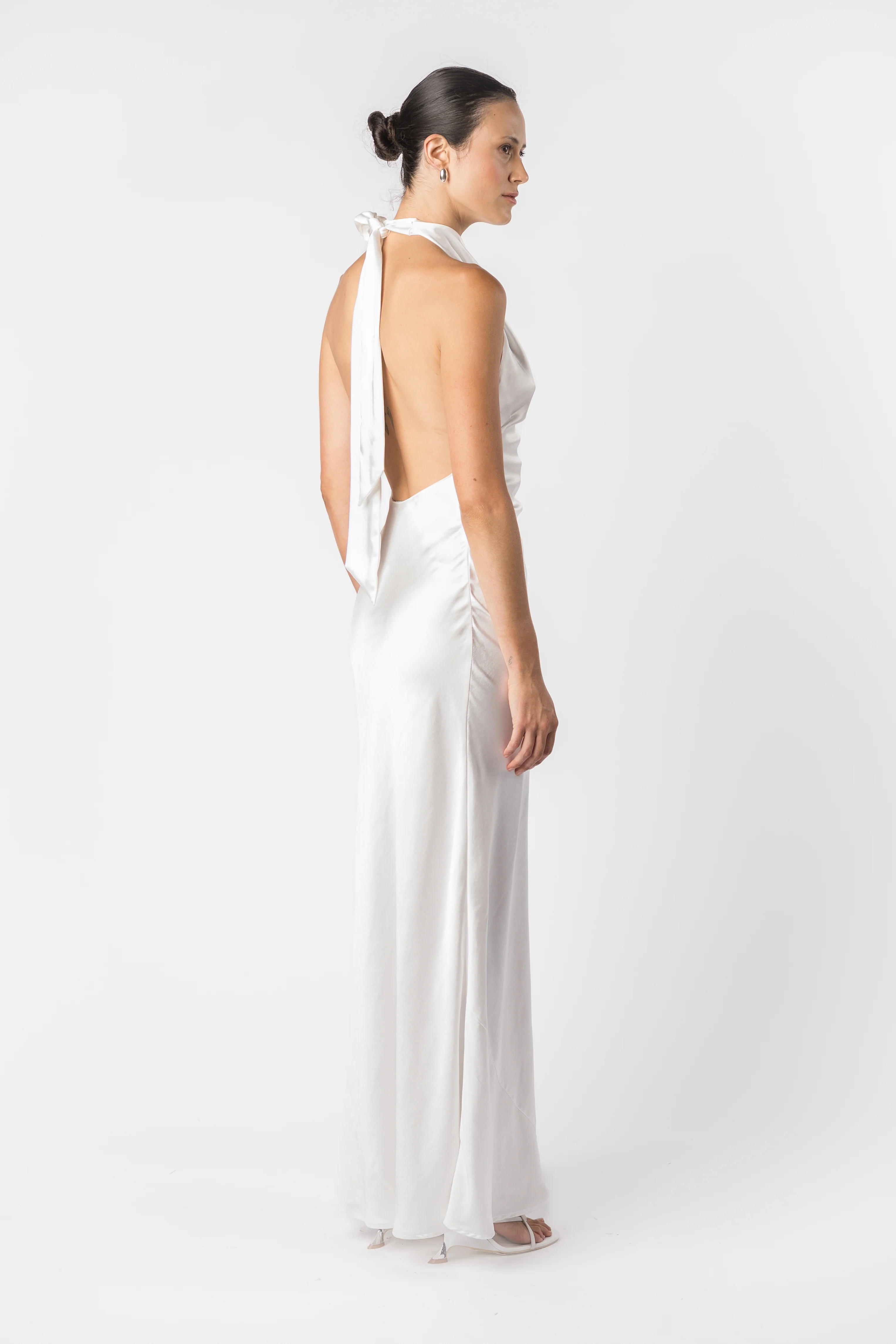 KRISTINA DRESS IN ANGEL WHITE - Image 4