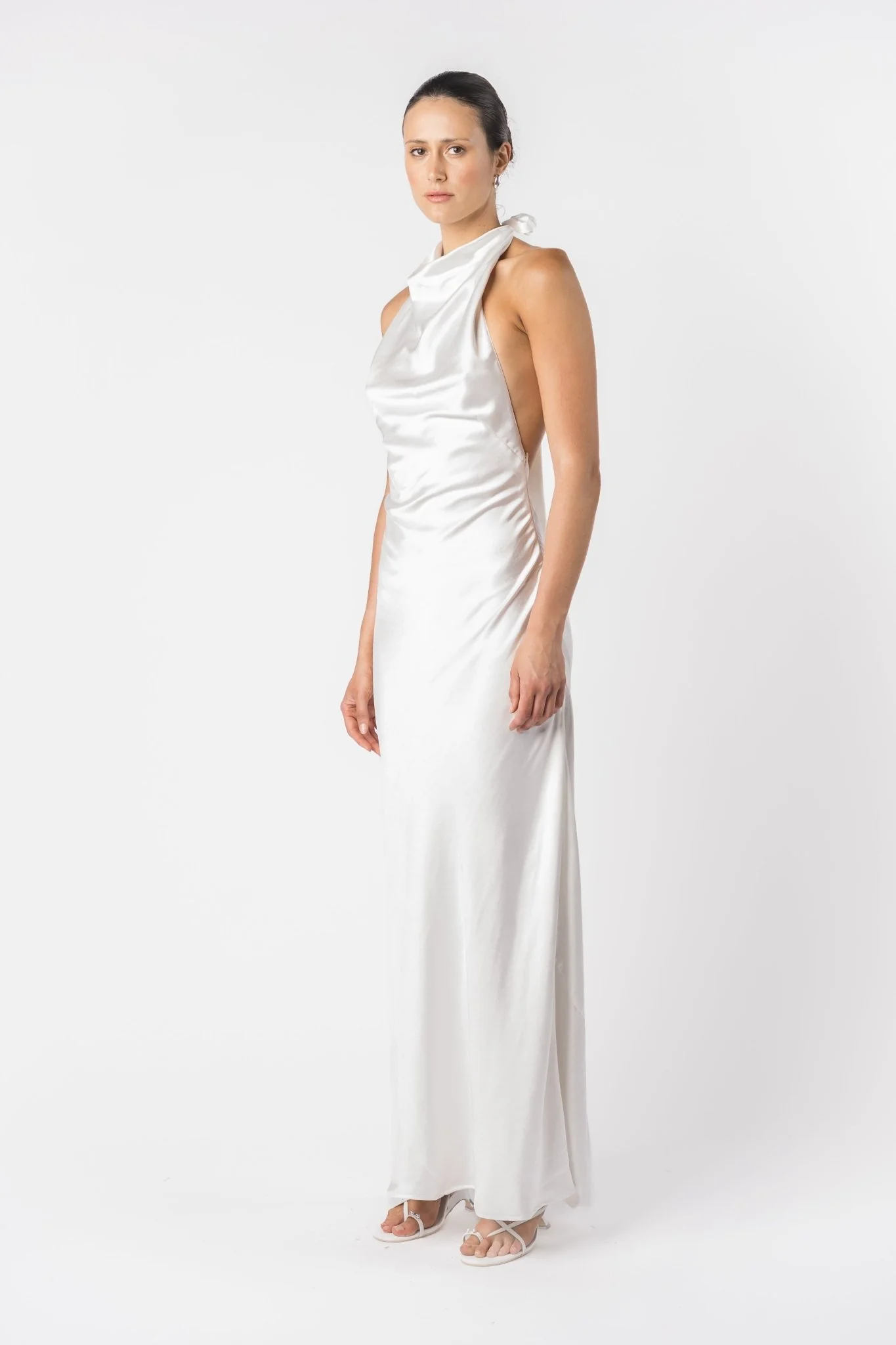 KRISTINA DRESS IN ANGEL WHITE - Image 5