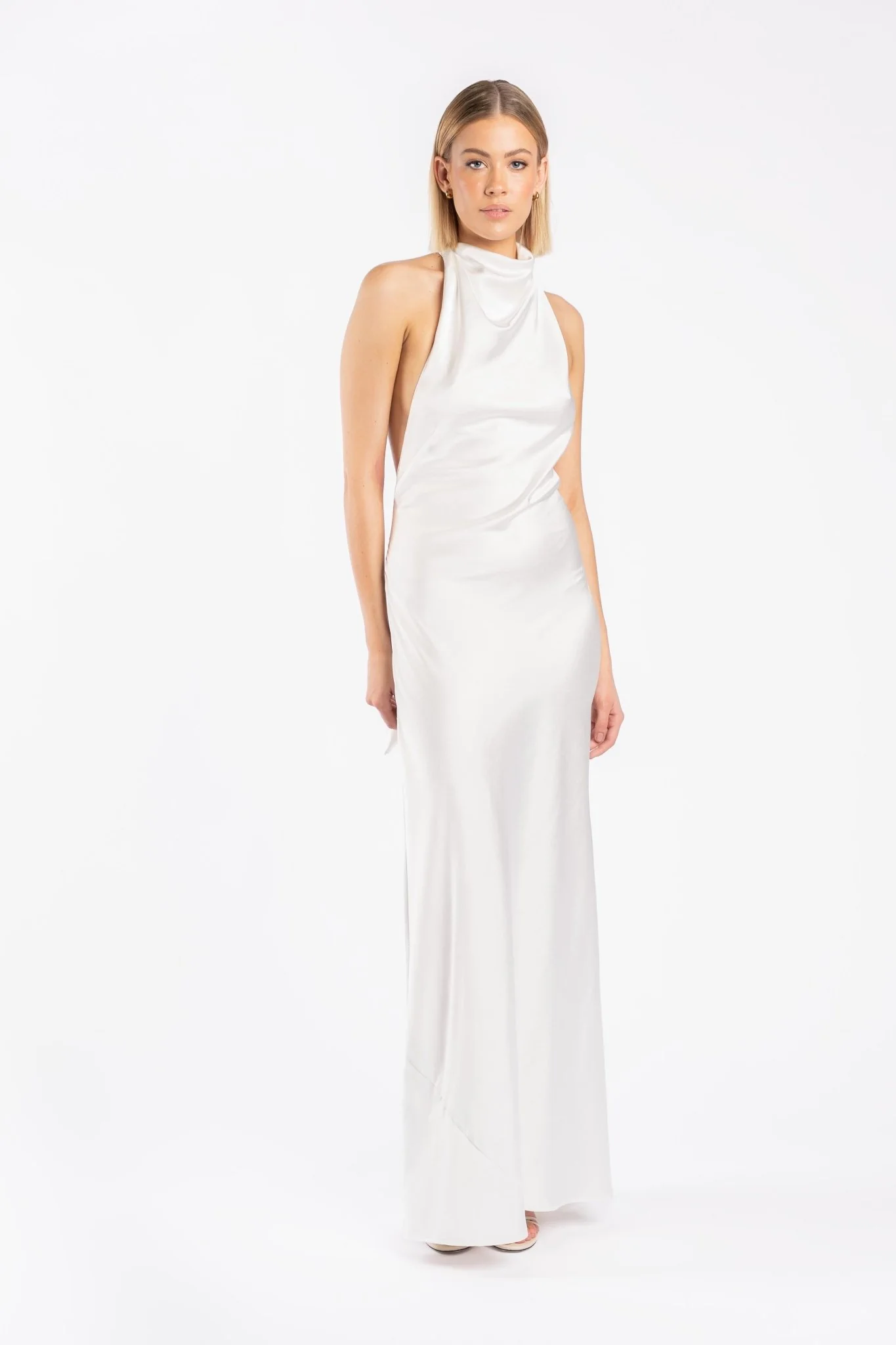 KRISTINA DRESS IN ANGEL WHITE - Image 8