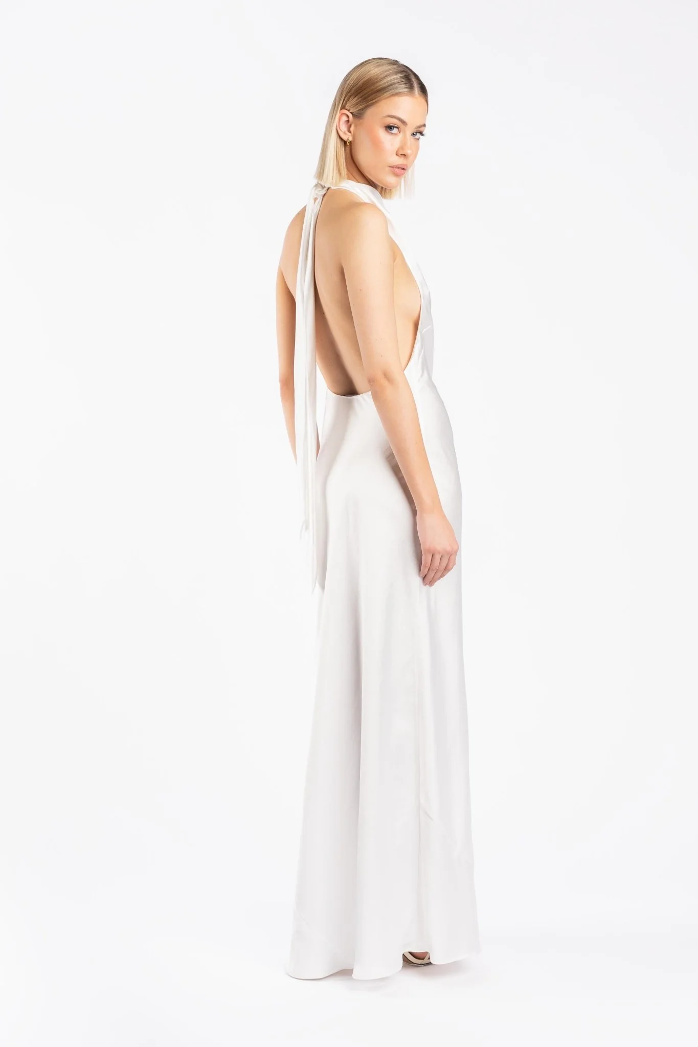 KRISTINA DRESS IN ANGEL WHITE - Image 9