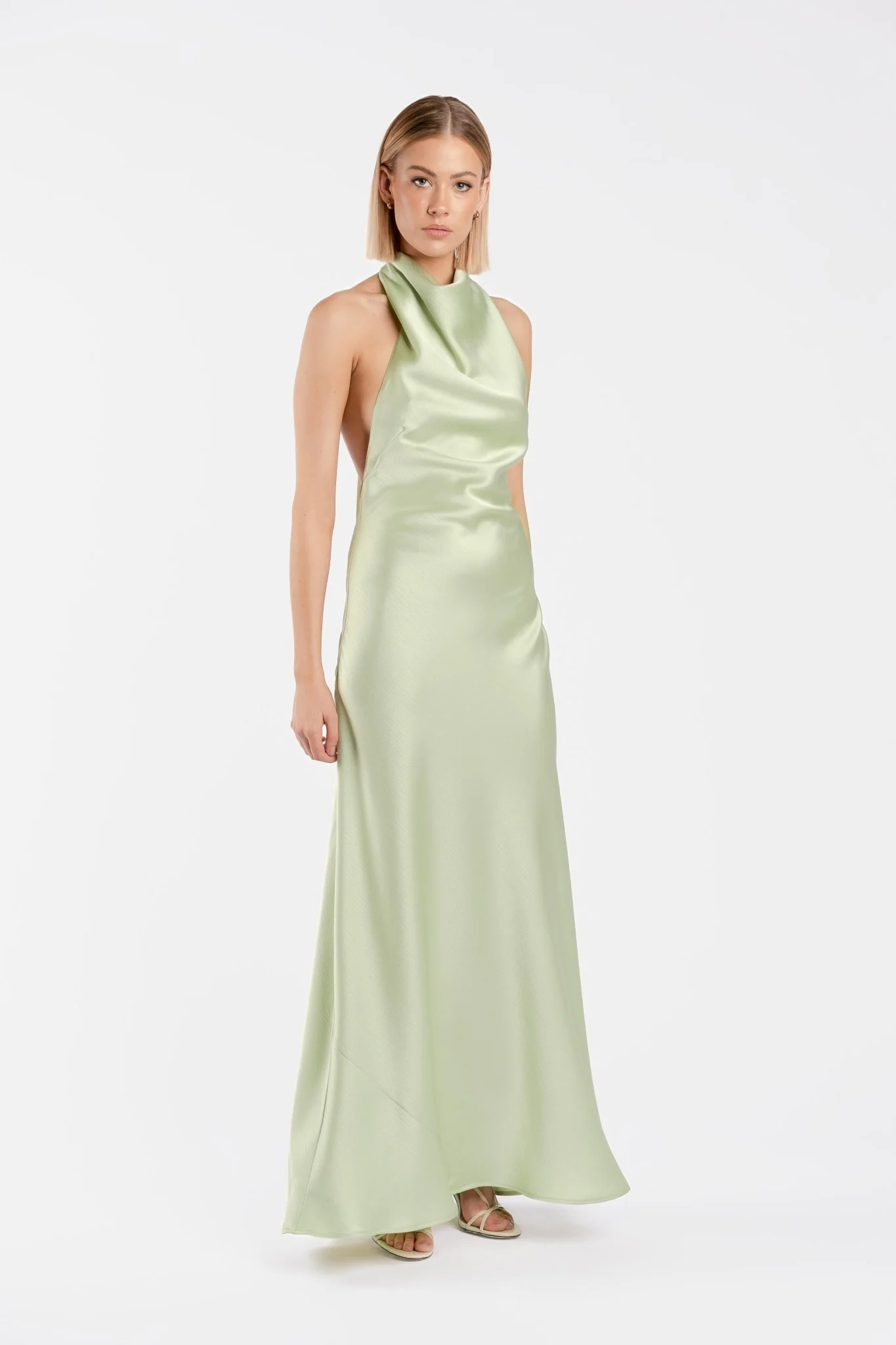 KRISTINA DRESS IN HONEYDEW - Image 3