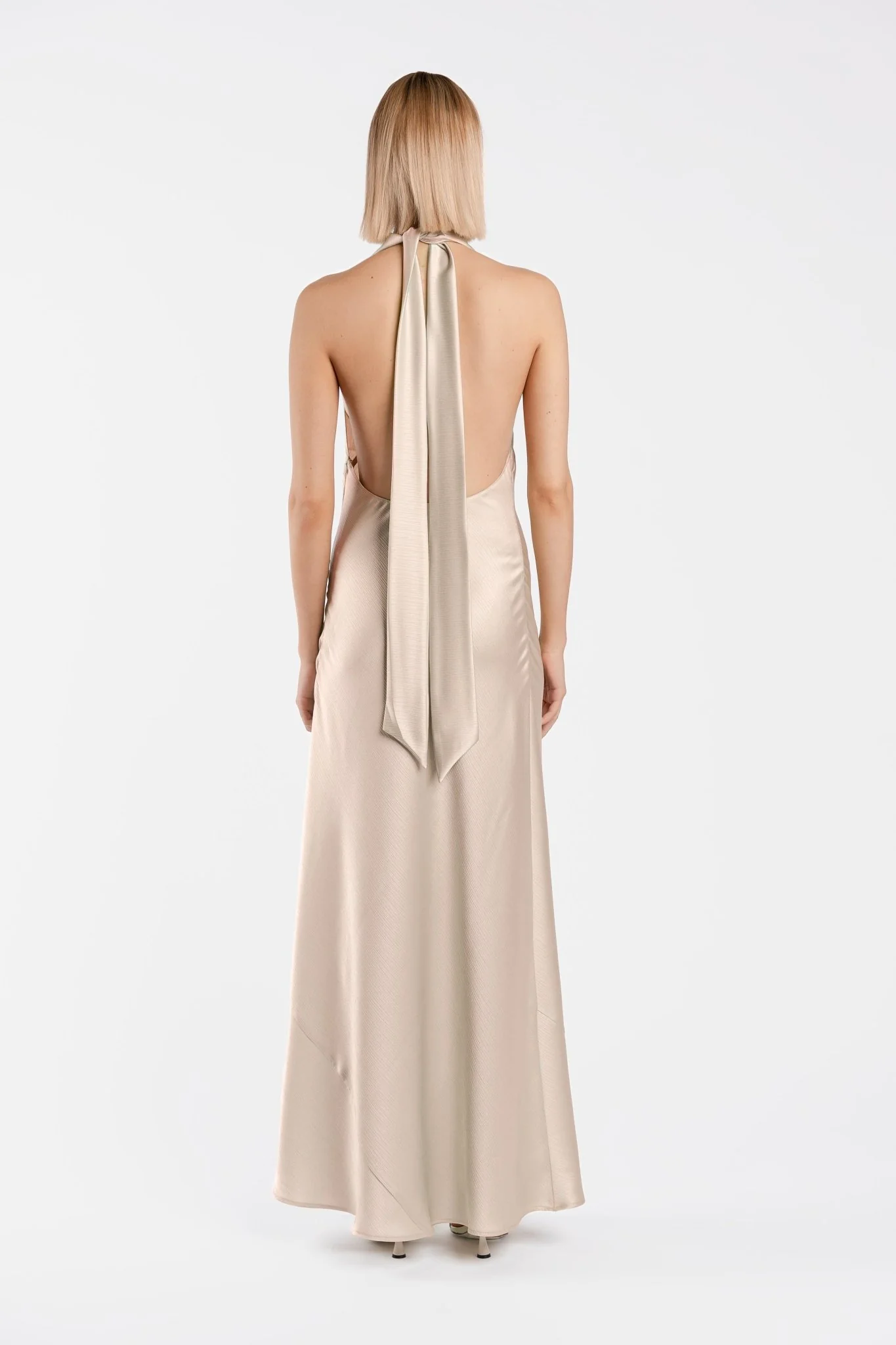 KRISTINA DRESS IN OYSTER - Image 2
