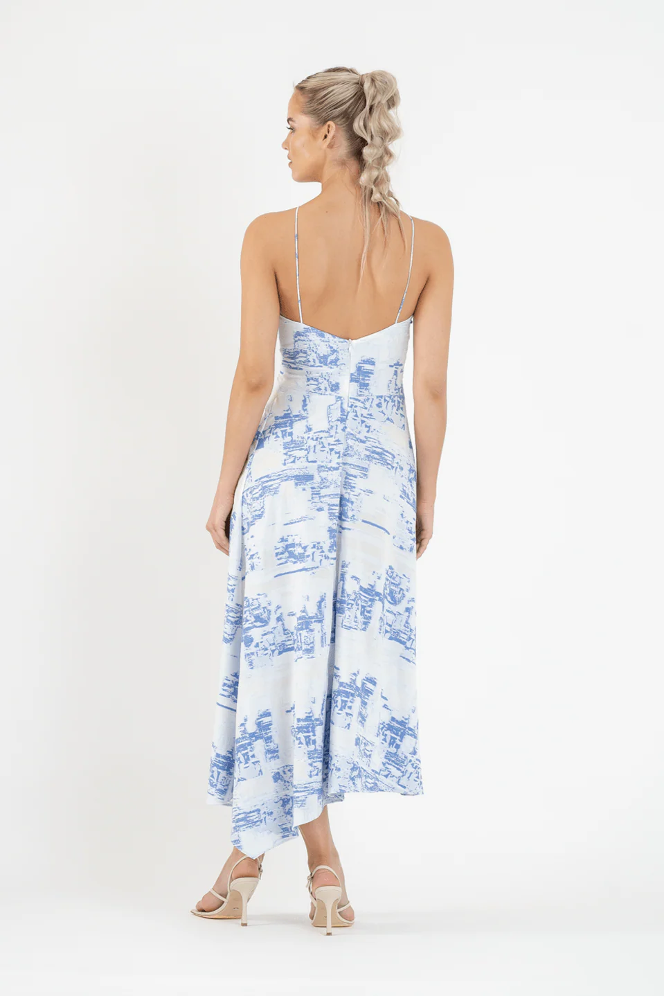 LAYLA MIDI IN AURORA PRINT - Image 4