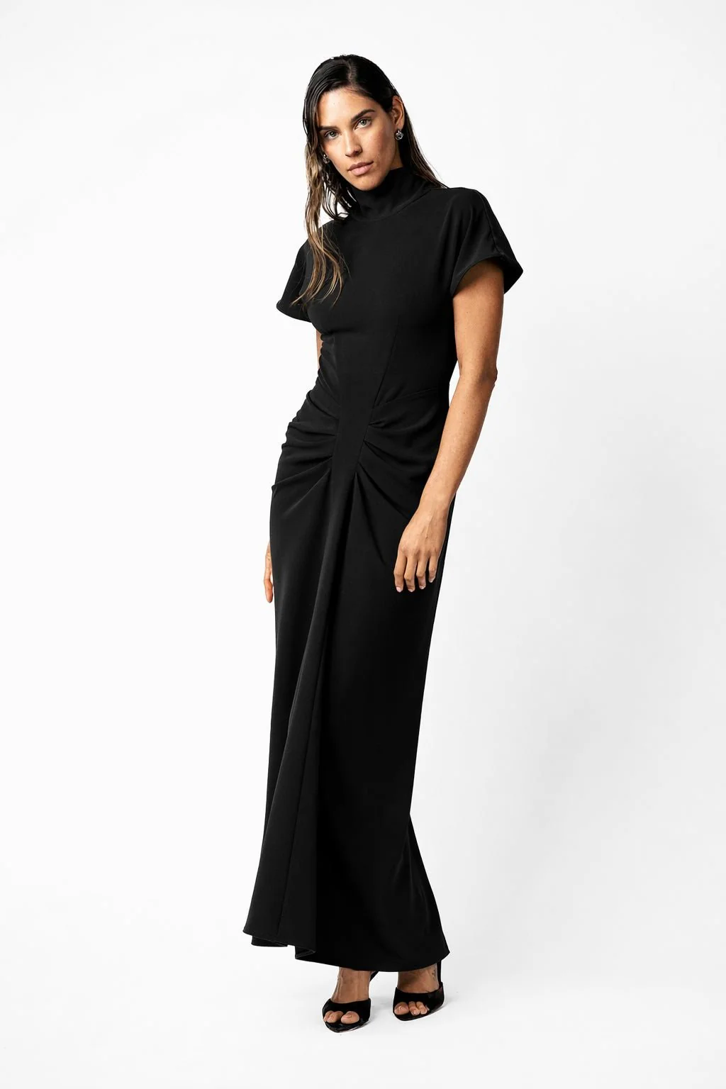 LUCENT MAXI –  BLACK CREPE - Image 2