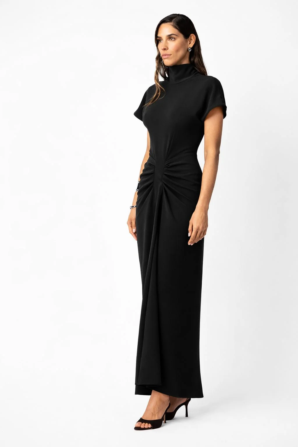 LUCENT MAXI –  BLACK CREPE - Image 4