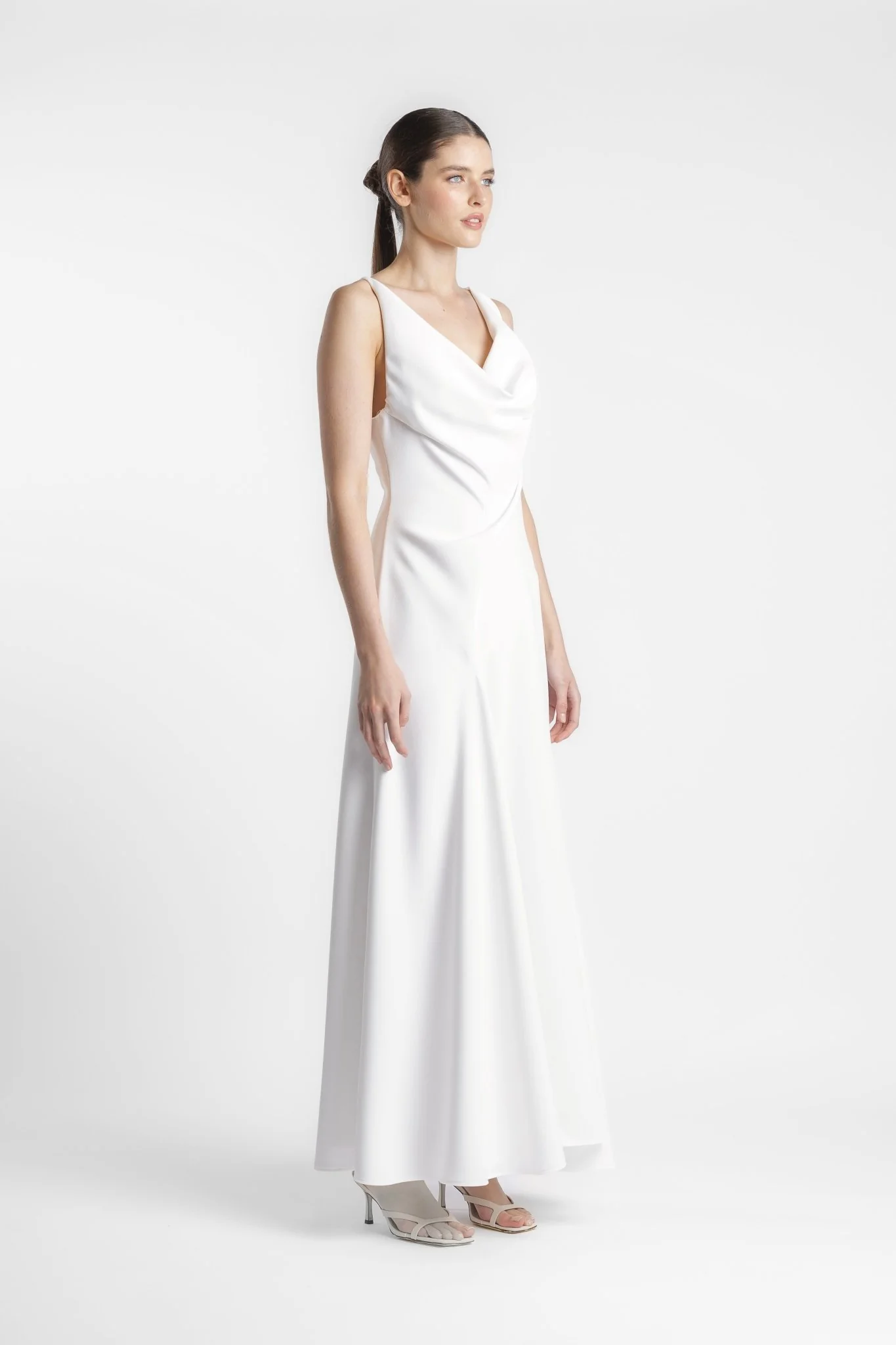 MARTINA MAXI - IVORY CREPE - Image 4