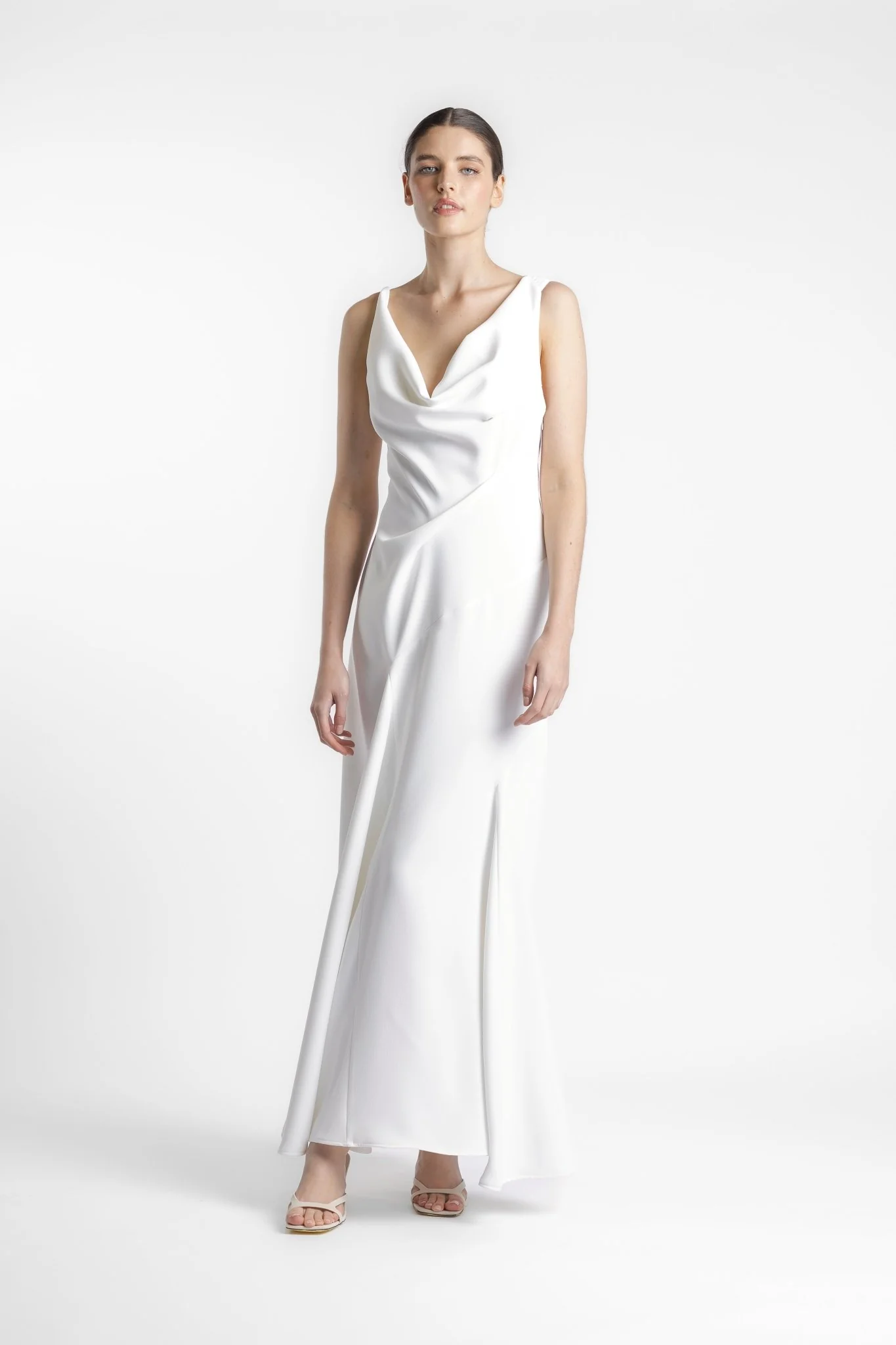 MARTINA MAXI - IVORY CREPE - Image 5
