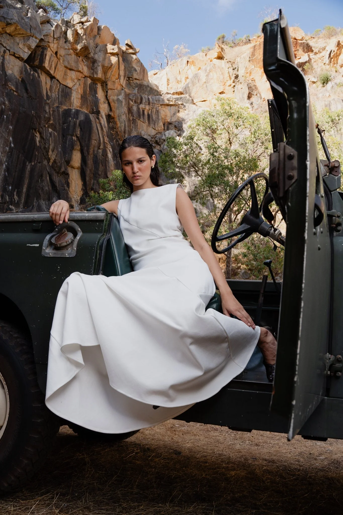 MONICA MAXI - SICILIAN WHITE - Image 3