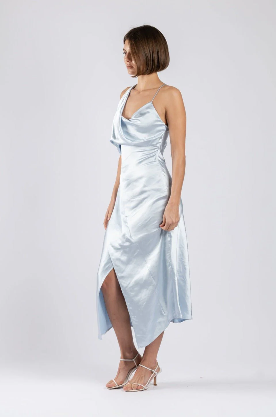 MUSE DRESS IN SKY BLUE - Image 3