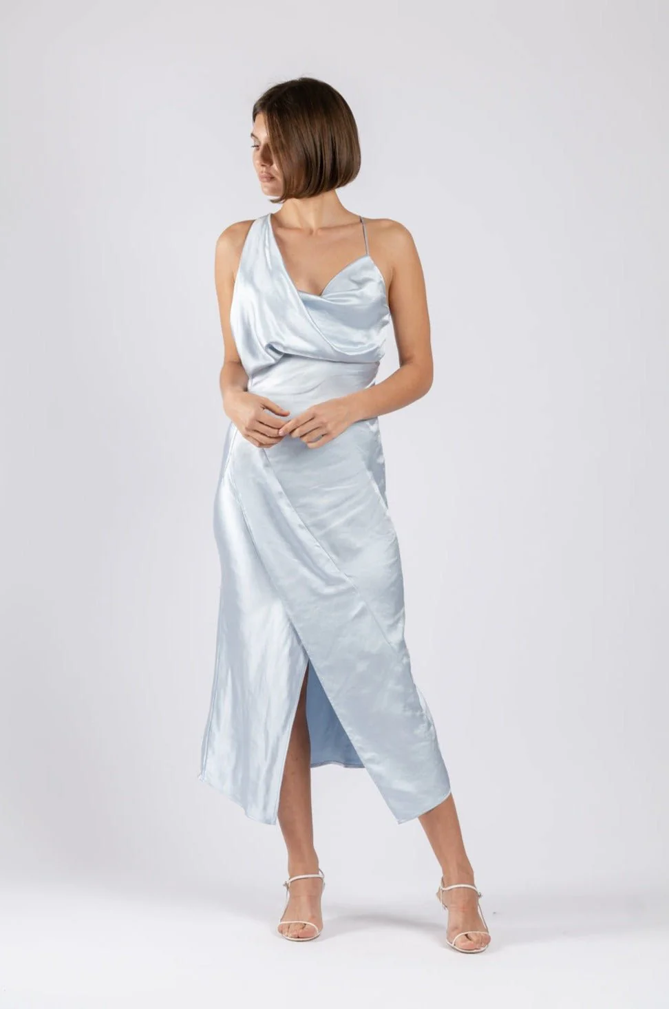 MUSE DRESS IN SKY BLUE - Image 5