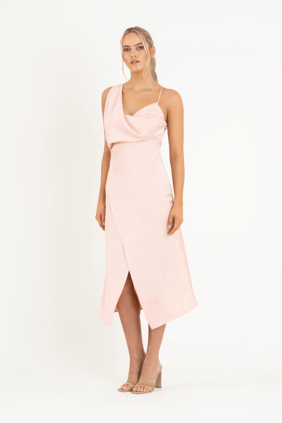 MUSE DRESS IN SLEEK BLUSH - Image 4