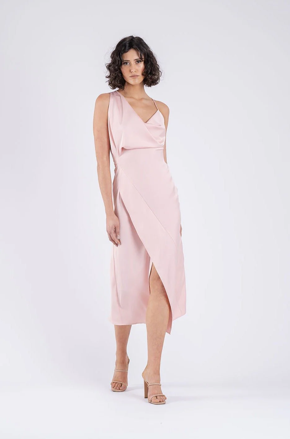 MUSE DRESS IN SLEEK BLUSH - Image 2