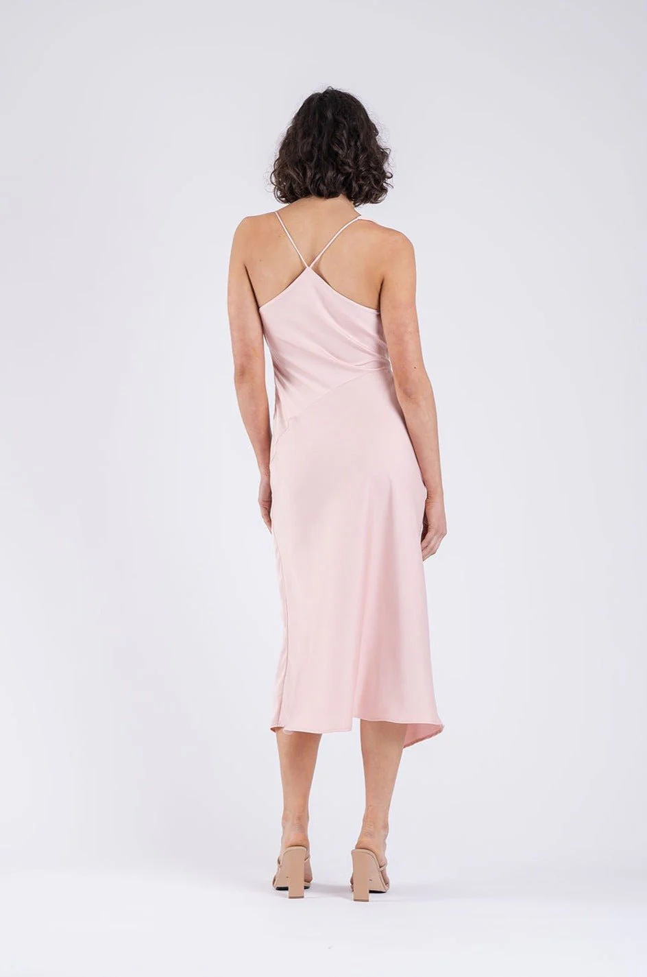 MUSE DRESS IN SLEEK BLUSH - Image 4