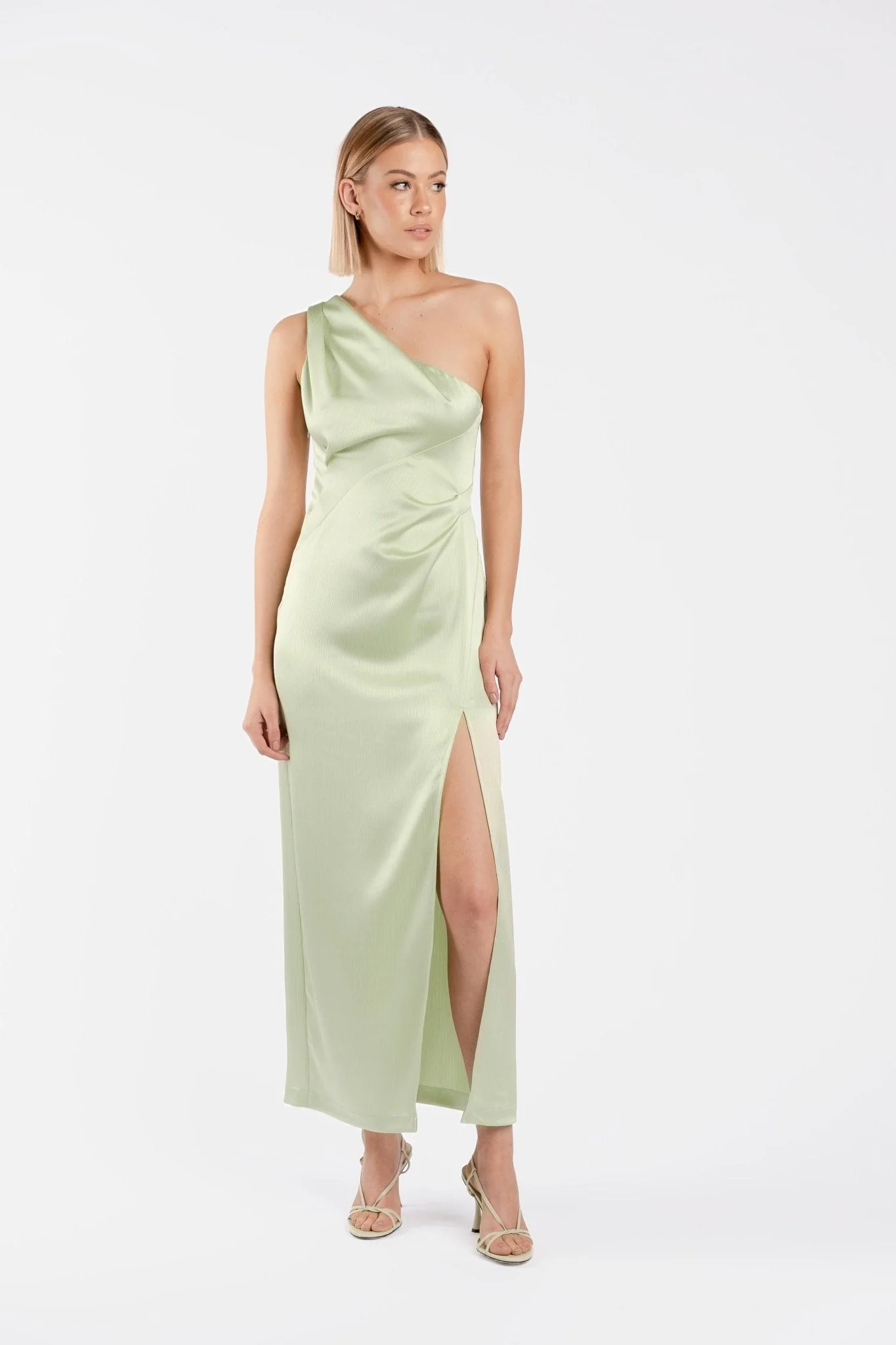 PLISSADO DRESS - HONEYDEW - Image 2
