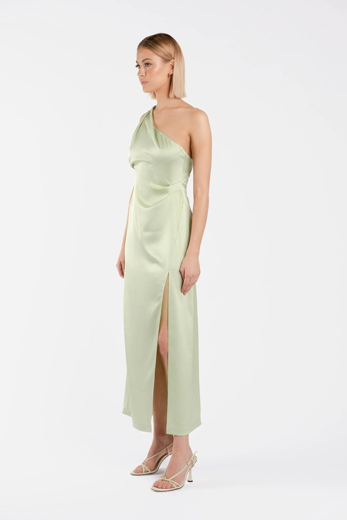 PLISSADO DRESS - HONEYDEW - Image 3