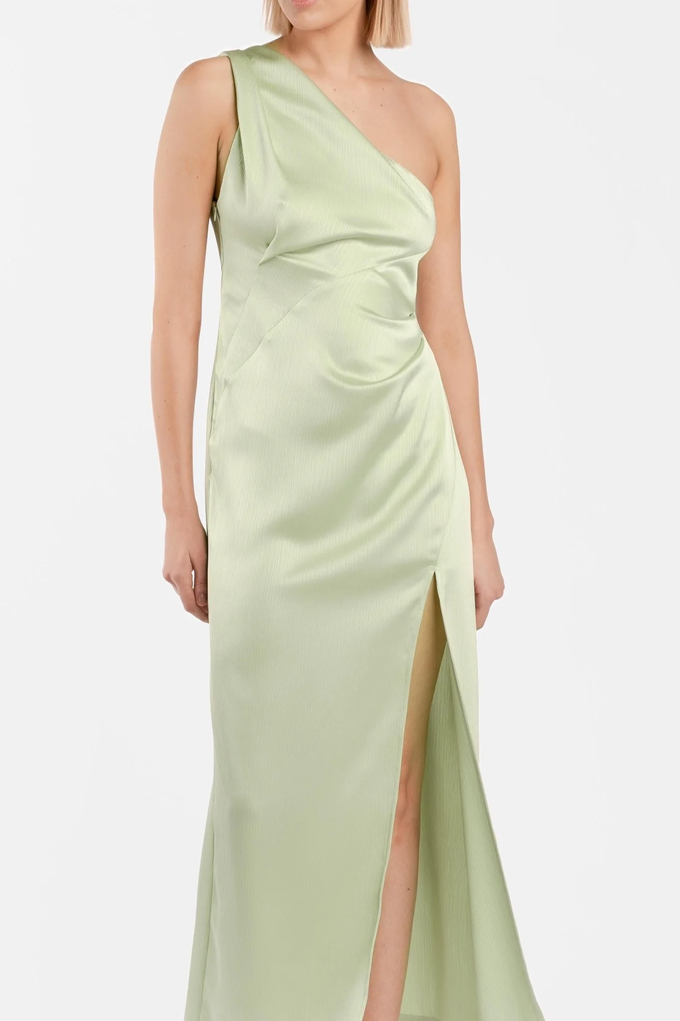 PLISSADO DRESS IN HONEYDEW - Image 6