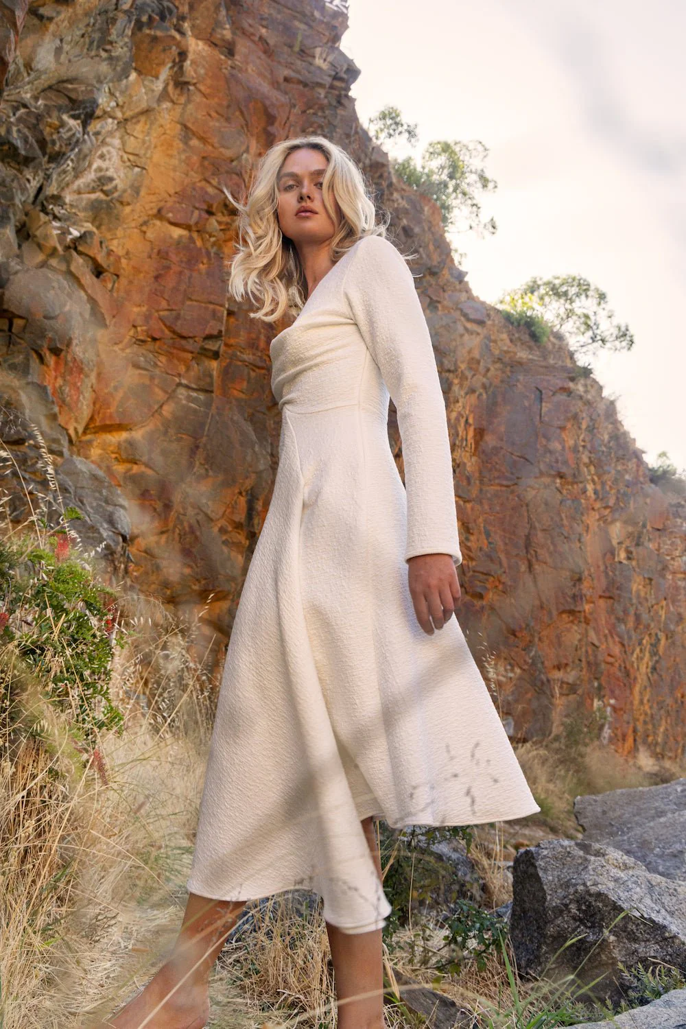 ROISIN MIDI IN BLANCHE - Image 2