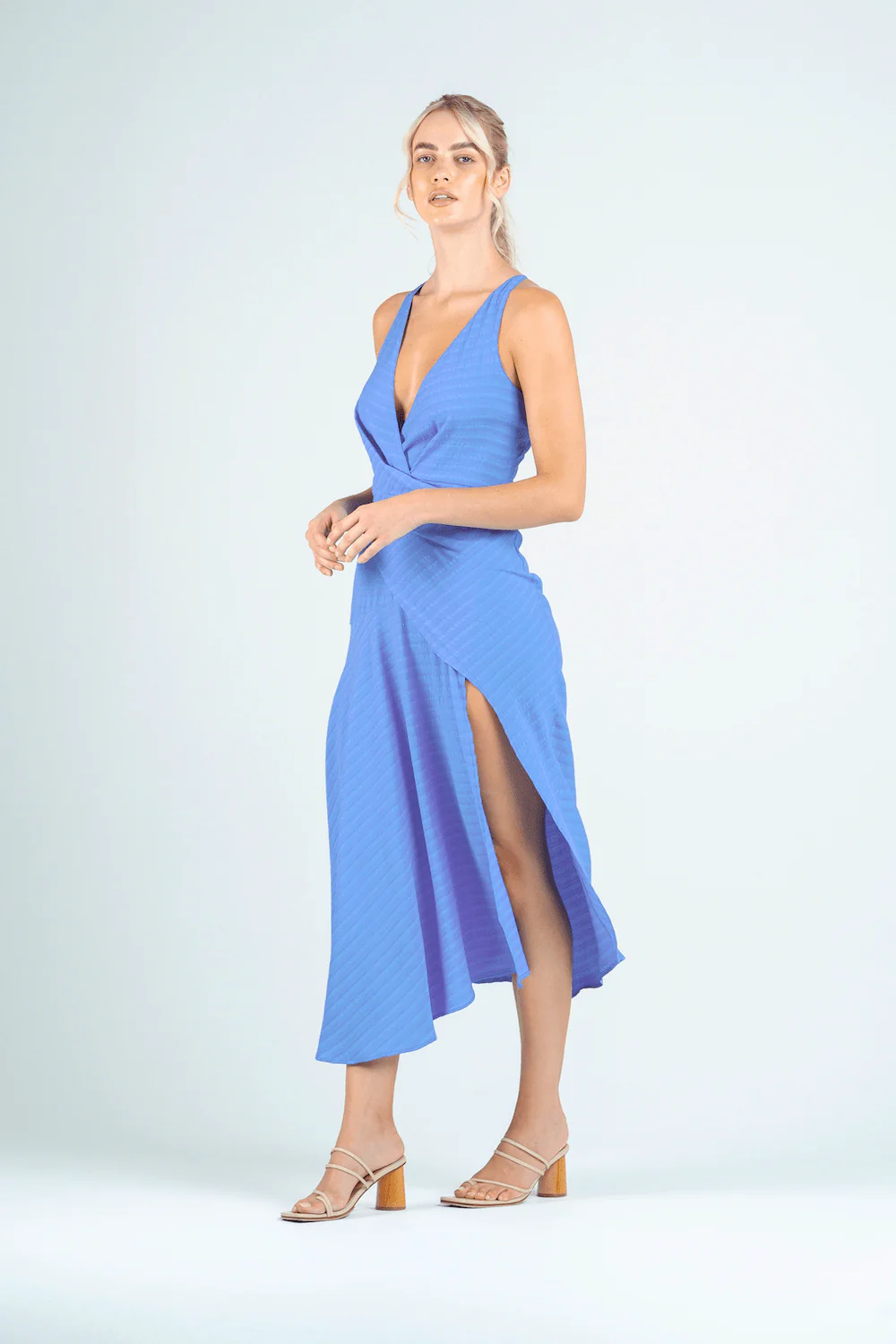 SASHA DRESS IN VIOLA BLUE - Image 2