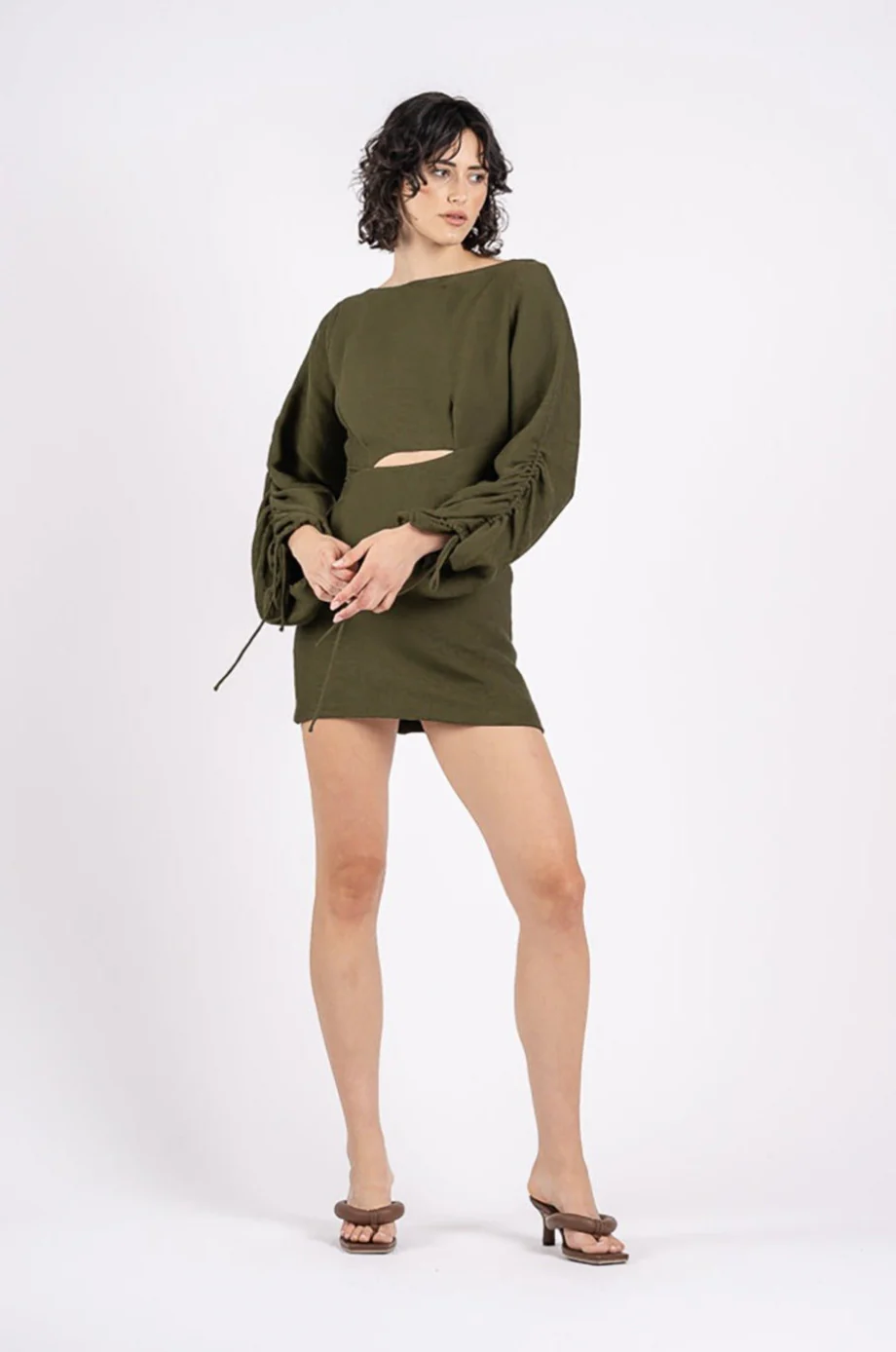 SKY MINI IN OLIVE LINE - Image 6