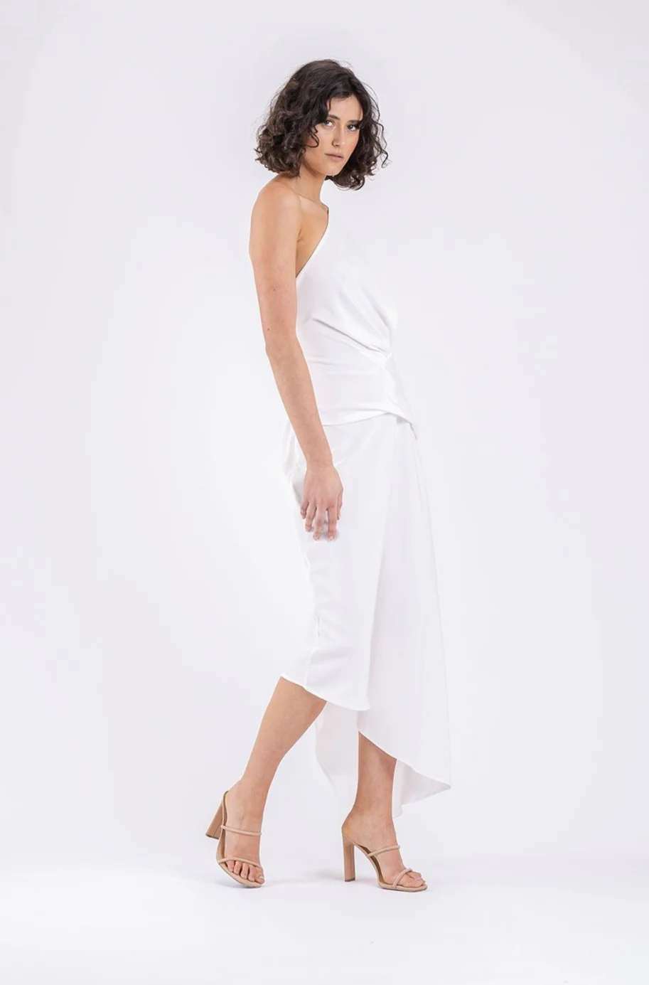 TEMPTATION DRESS IN RUNWAY WHITE MATTE - Image 2