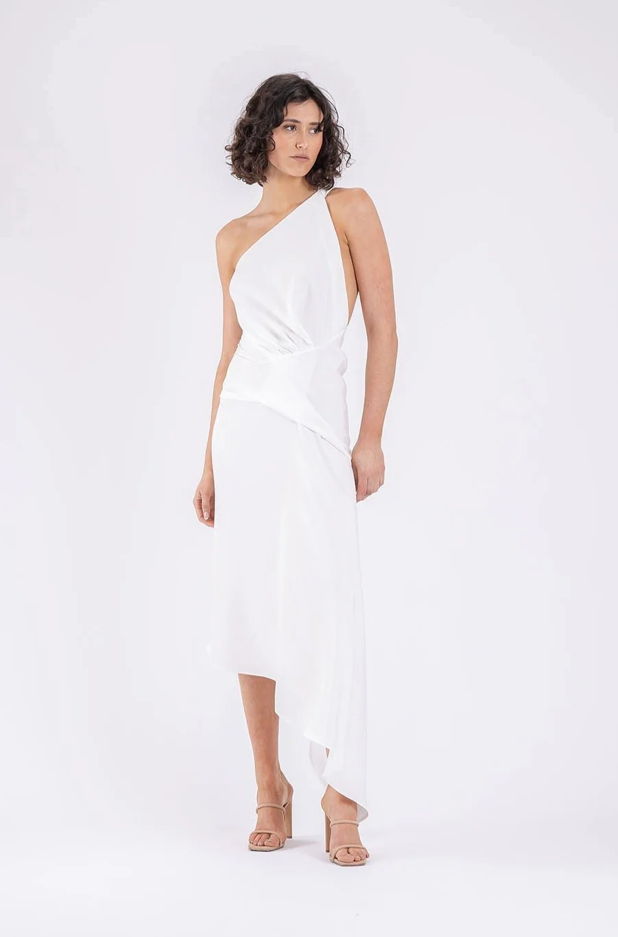 TEMPTATION DRESS IN RUNWAY WHITE MATTE - Image 3