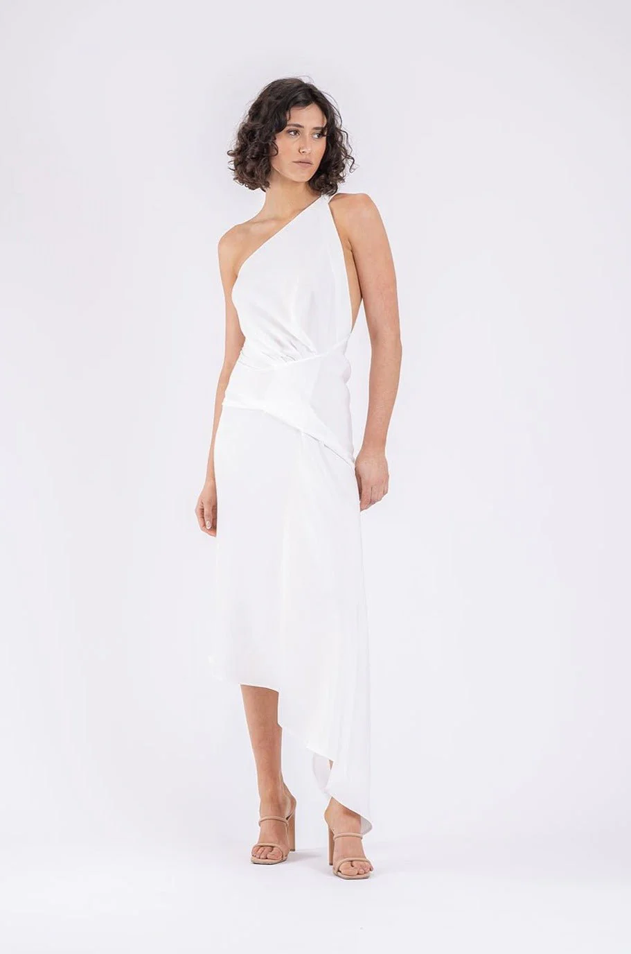 TEMPTATION DRESS IN RUNWAY WHITE MATTE - Image 2