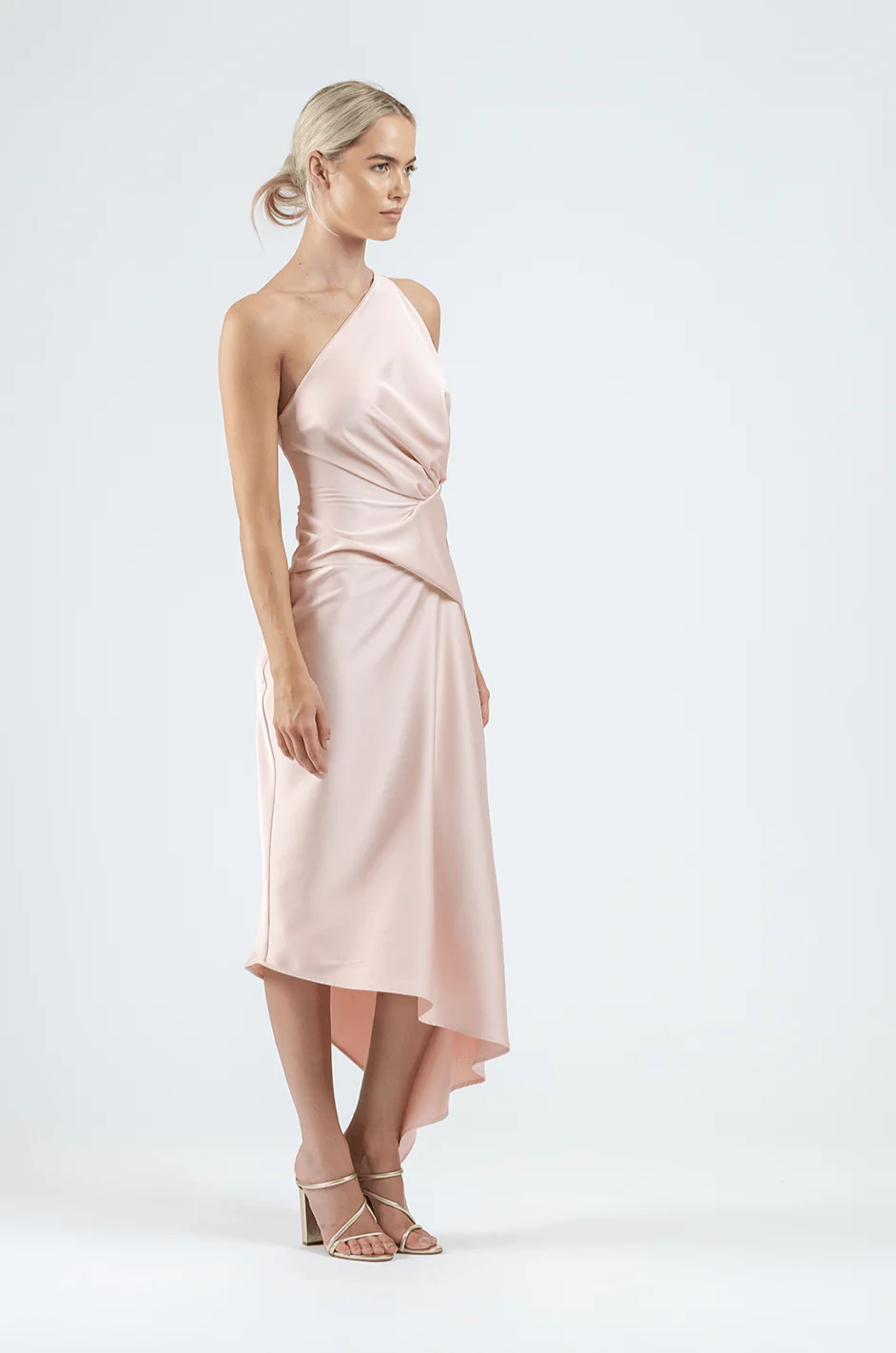 TEMPTATION DRESS IN SLEEK BLUSH - Image 5