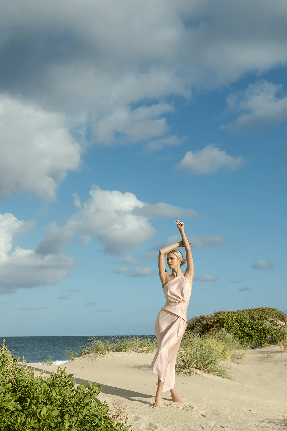 TEMPTATION DRESS IN SLEEK BLUSH - Image 7