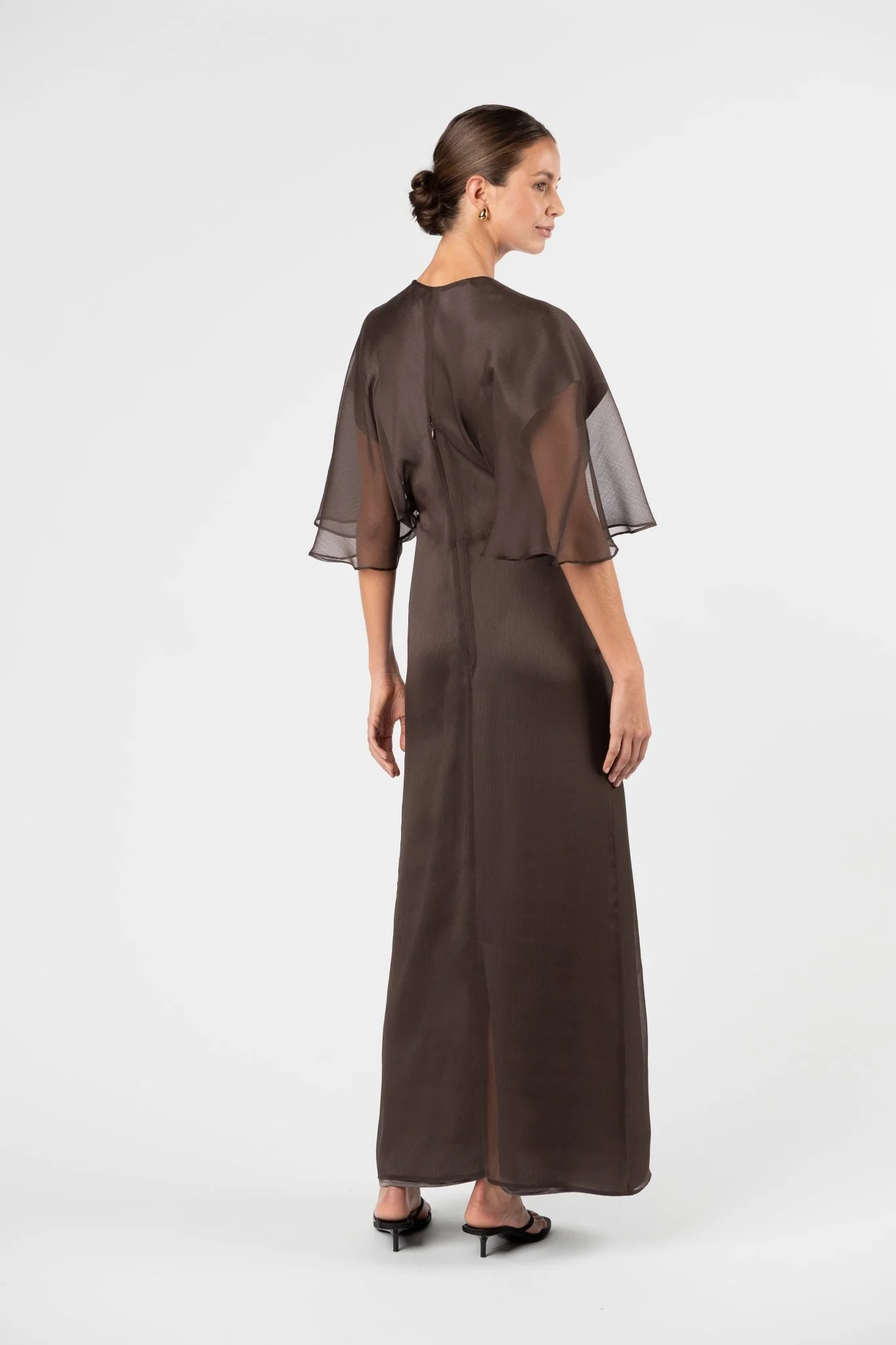 DANIELLA DRESS - TRUFFLE - Image 4