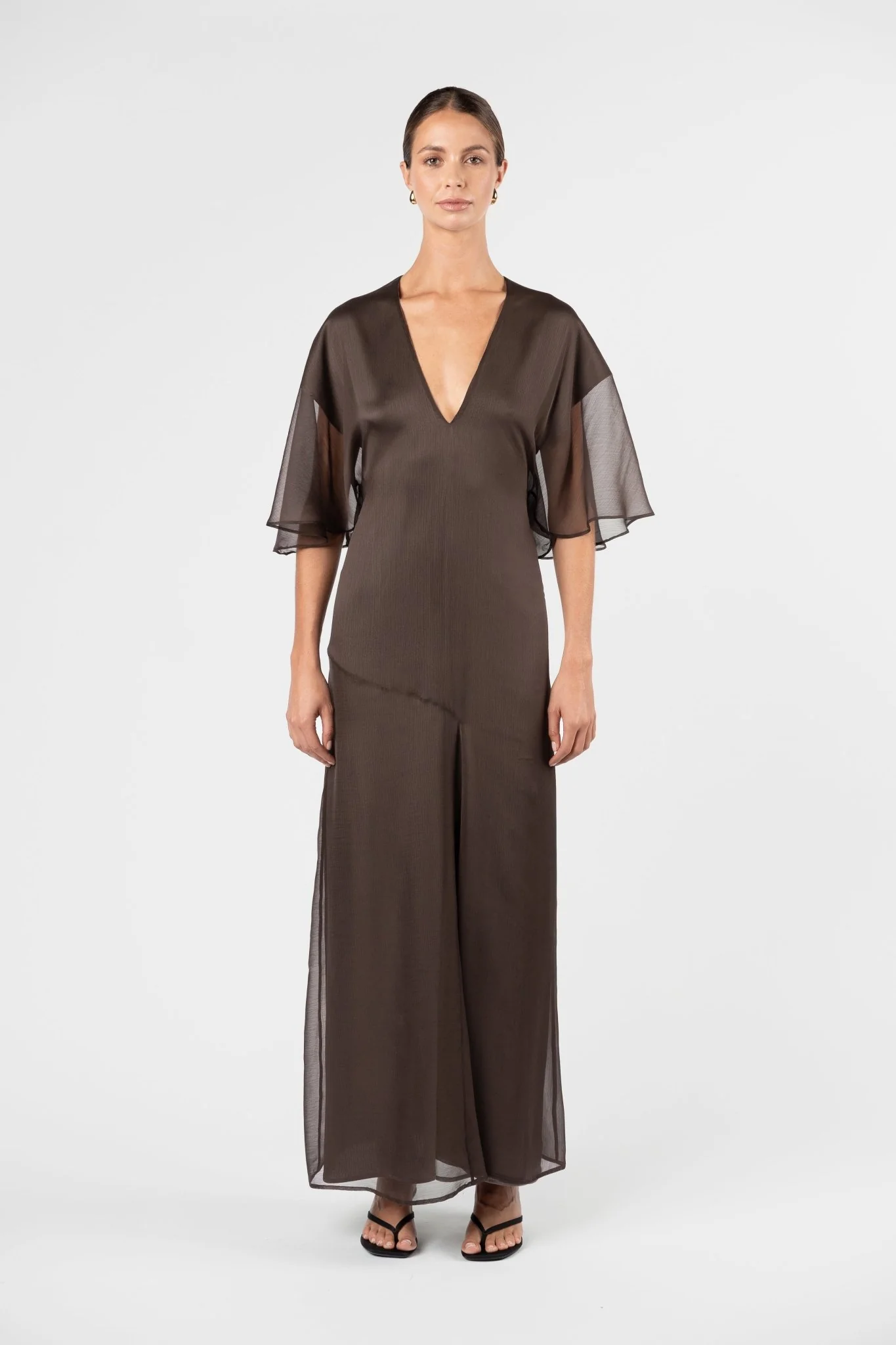 DANIELLA DRESS - TRUFFLE - Image 5