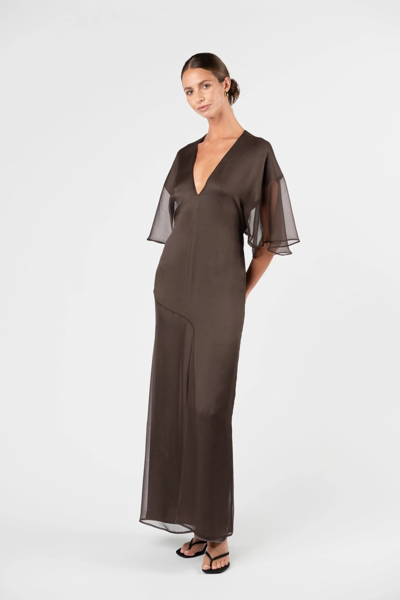 DANIELLA DRESS - TRUFFLE - Image 6