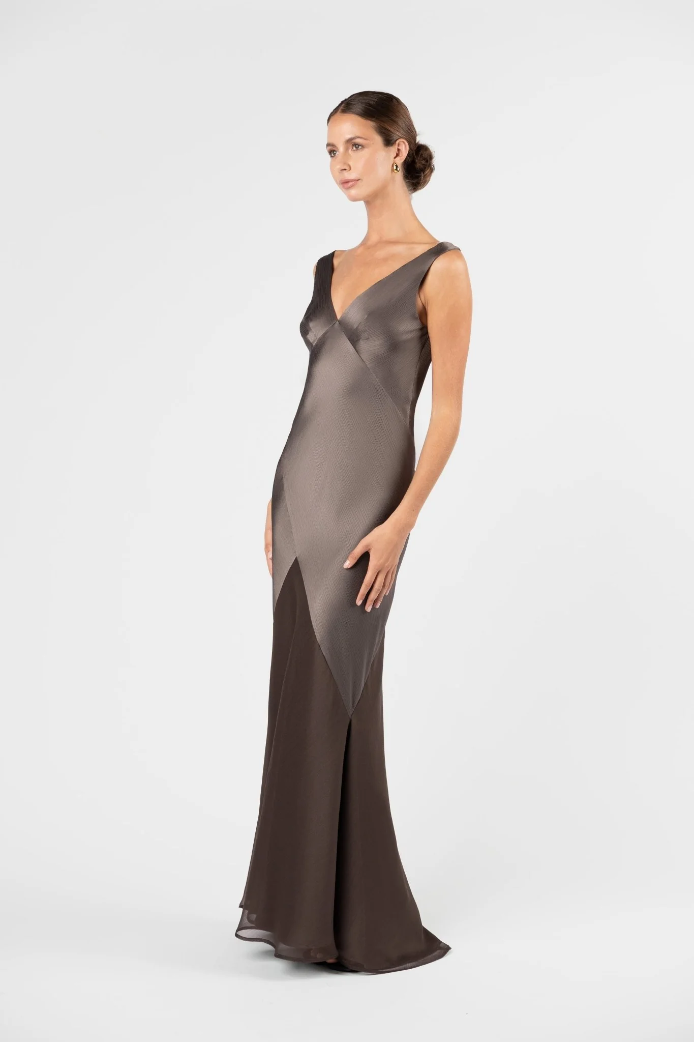 VICTORIA GOWN - TRUFFLE - Image 2